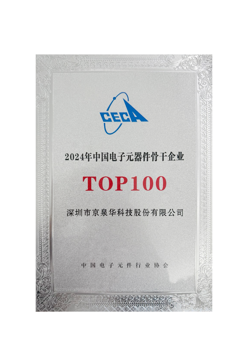 2024年中国电子元器件骨干企业